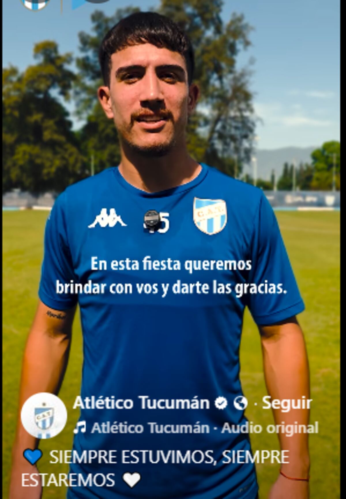 Saludos de fin de año de los jugadores de Atlético Tucumán thumbnail