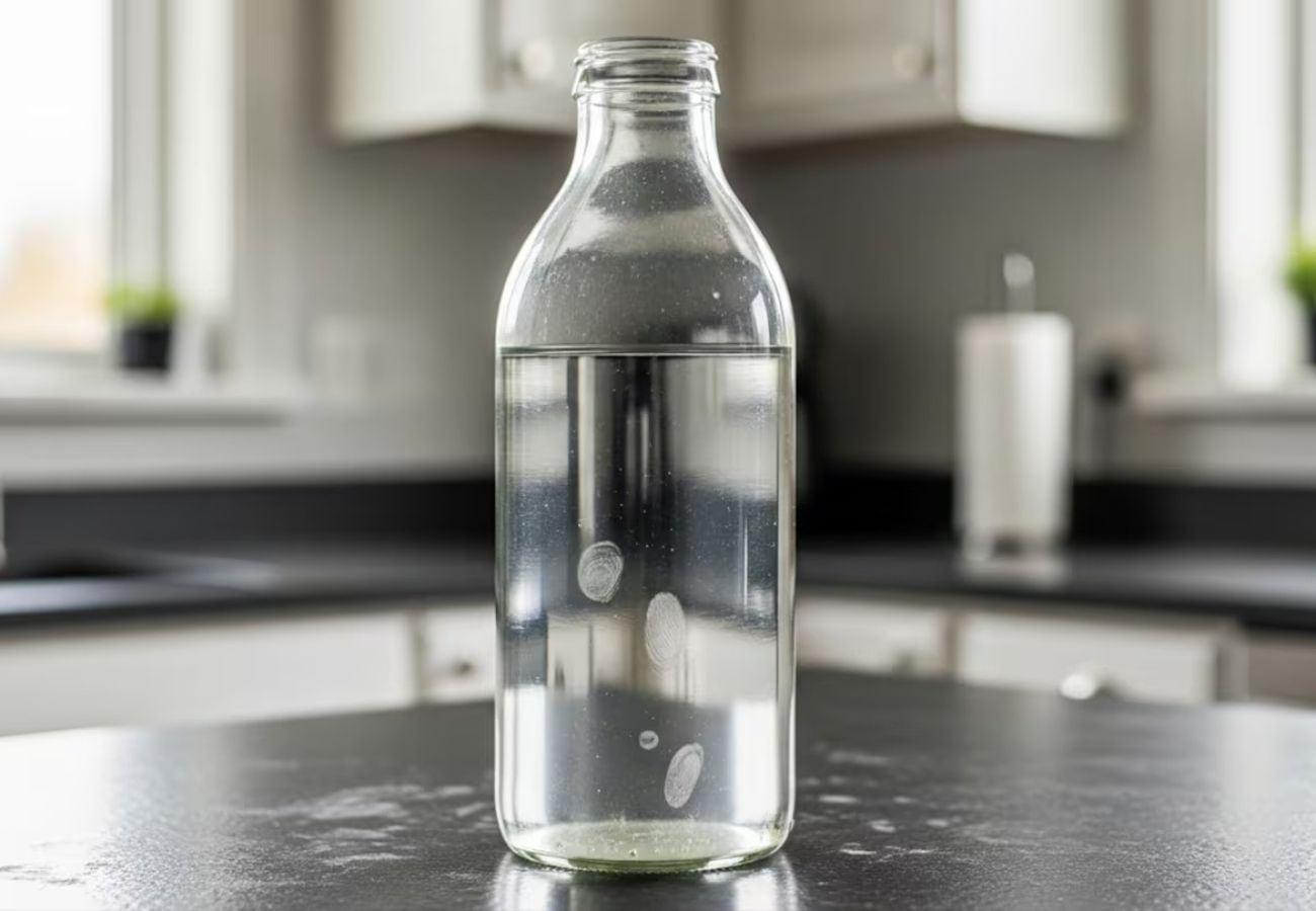 Ni vinagre ni bicarbonato: el truco definitivo para limpiar las botellas de vidrio y dejarlas como nueva thumbnail