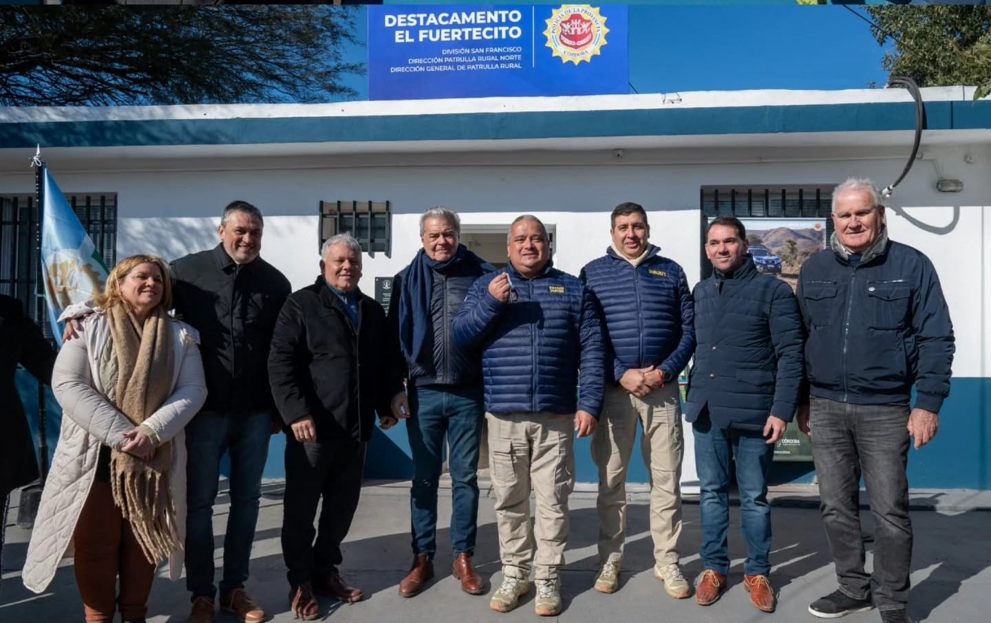 Se inauguró el destacamento de la Policía Rural en la localidad de El Fuertecito thumbnail