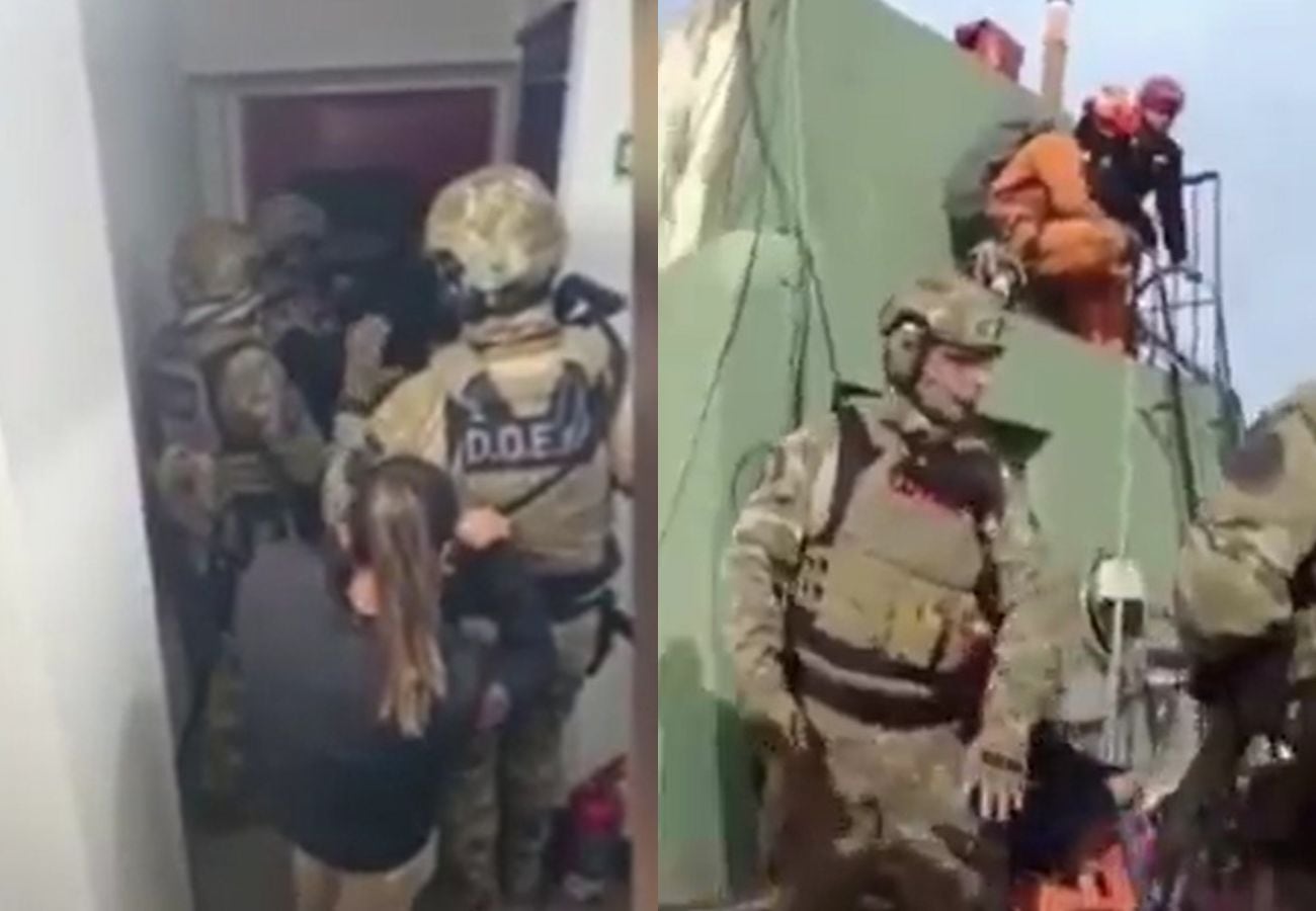 VIDEO| Así redujeron a un hombre que atravesaba un brote psicótico y había tomado a su madre de rehén thumbnail