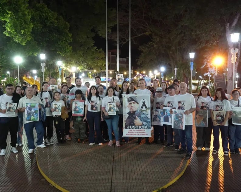 A cinco meses del crimen del cabo Miñarro, familiares y vecinos marcharon por justicia en Eldorado thumbnail