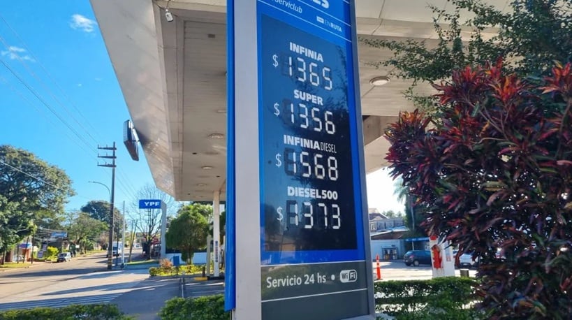 Aumento de combustibles en Misiones: la nafta súper ya cuesta $1356 y rigen nuevos descuentos por horario thumbnail