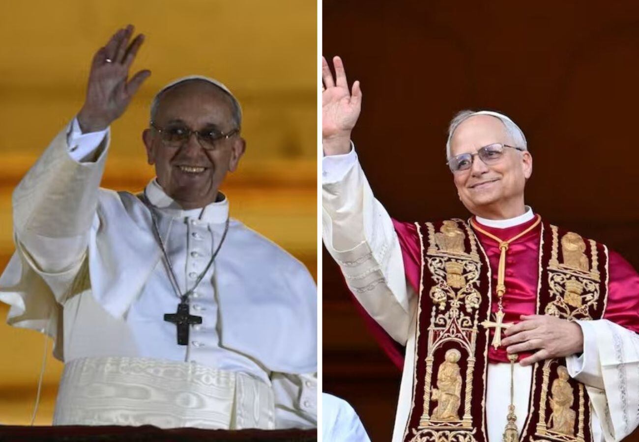 Así es el atuendo que usó León XIV en su asunción: las diferencias con el de Francisco thumbnail