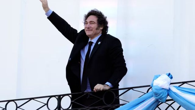 Javier Milei en Córdoba.
