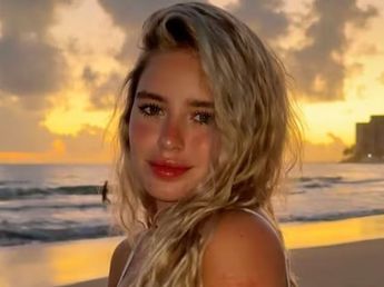 Coti Romero arrasó con una bikini tejida y desafió todos los límites de la censura