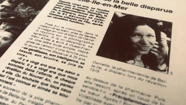 Danielle Judic fue vista por última vez durante la fiesta de Año Nuevo de 1978 en Belle-Île-en-Mer.