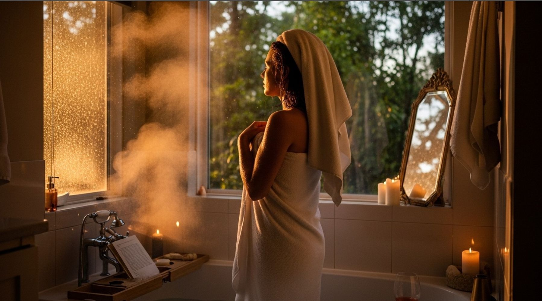 La ducha matutina está asociada con energía, productividad y una actitud proactiva para iniciar la jornada.