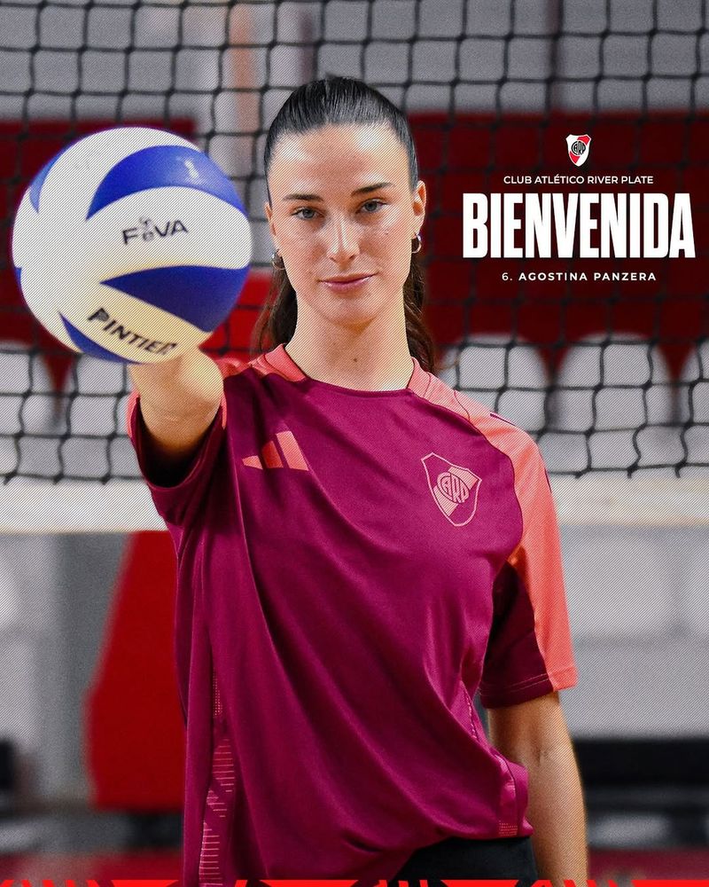 Quién es Agostina Panzera, crack de voley femenino, que pasó de Boca a River y causa furor en Instagram