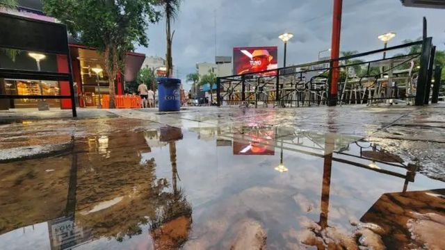 Carlos Paz dia lluvioso