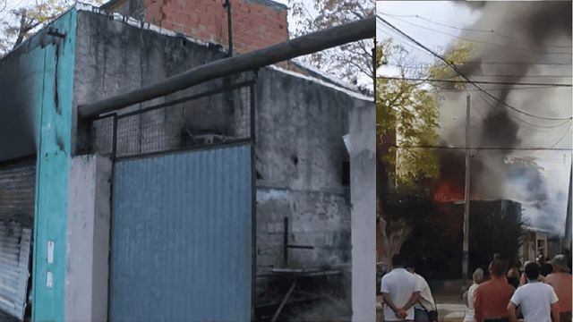 Incendio en Rosario.