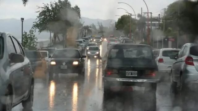 Carlos Paz dia lluvioso