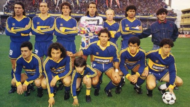 Uno de los equipos de Boca de la década del '90