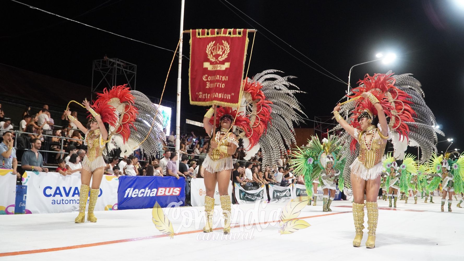 Gran inicio del Carnaval de Concordia: una primera noche histórica en el Corsódromo.