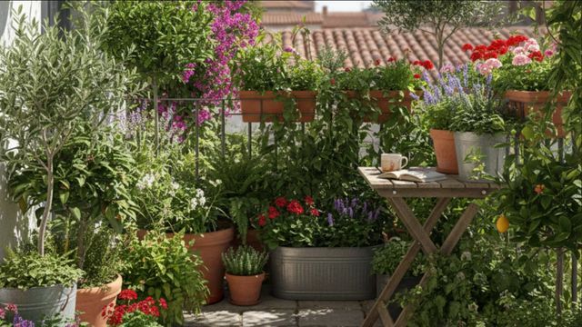 Suculentas, geranios y potus son las plantas ideales para mantener el balcón verde y saludable durante el verano.