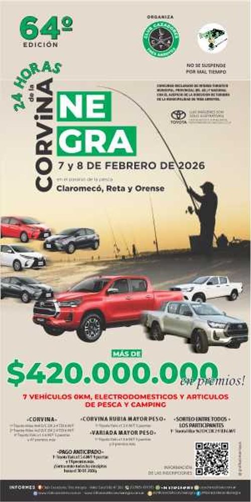 24 Horas de la Corvina Negra Edición 64