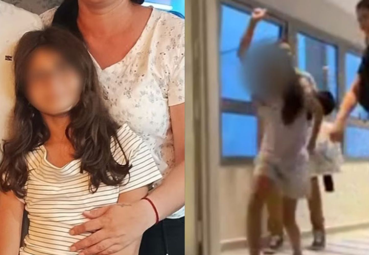 Dieron el alta a la niña apuñalada por un femicida.