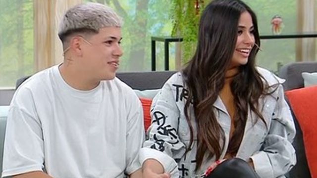 Thiago Medina y Daniela Celis.