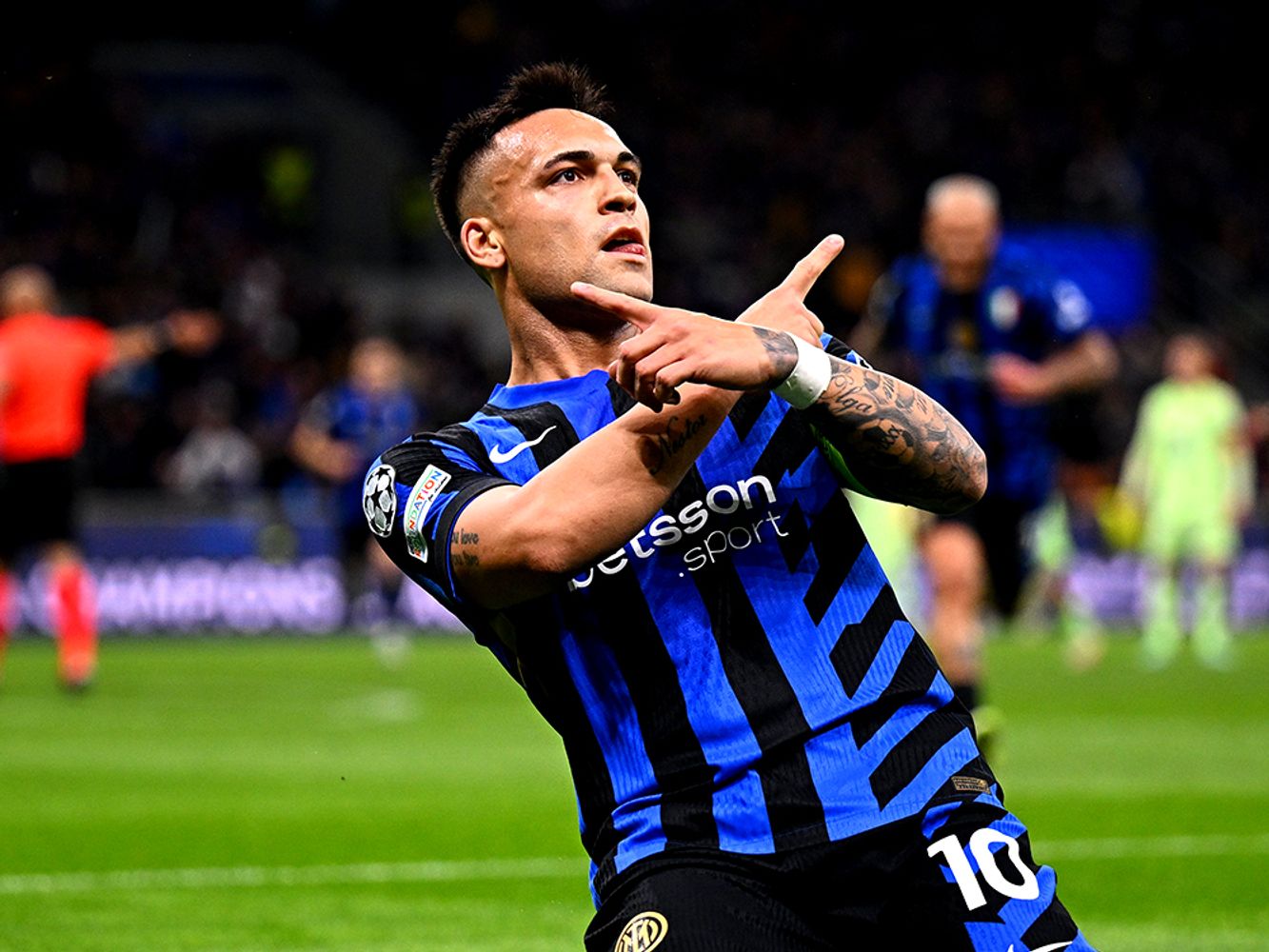 Lautaro Martínez en el Inter.