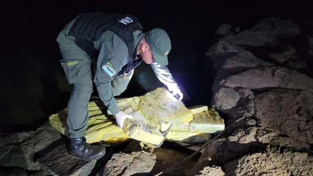 Incautaron casi 200 kilos de marihuana en un operativo de Gendarmería en Puerto Esperanza.