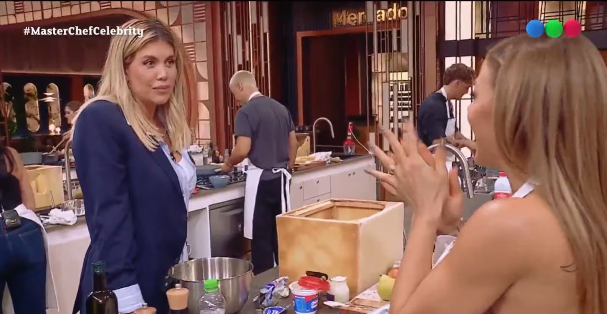 La picante pregunta de Wanda Nara a Evangelina Anderson sobre Ian Lucas