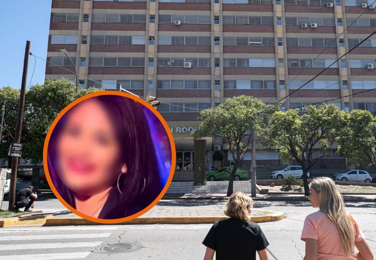 Tania declaró ante la Fiscalía de Cosquín fuera de un hospital de la ciudad de Córdoba.