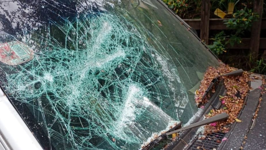 Córdoba: discutió con su papá y destrozó cuatro autos con una barra de hierro