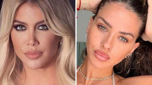 Wanda Nara y China Suárez
La pelea mediática
