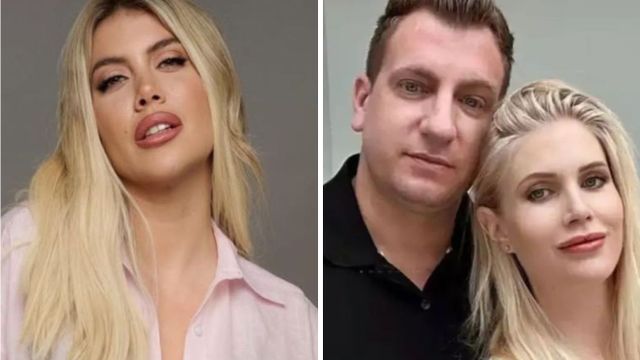 Wanda Nara, Maxi López y su esposa Daniela Christiansson