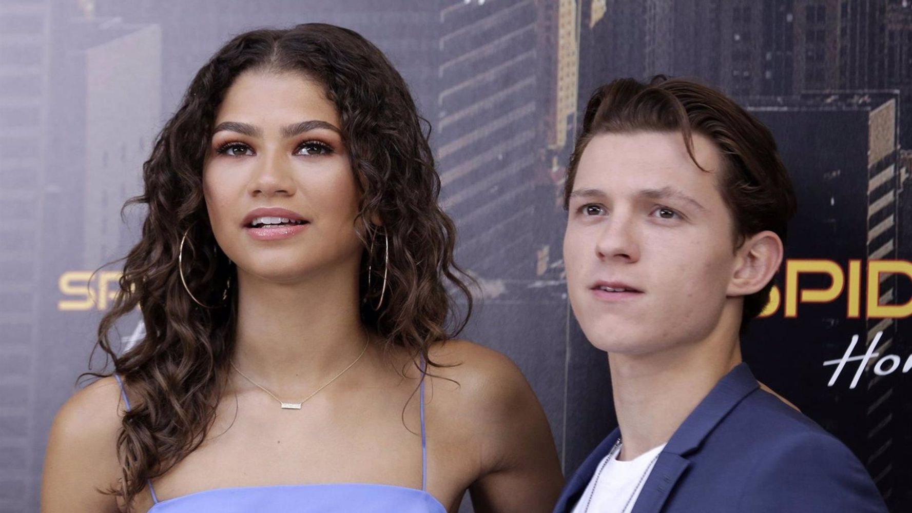 Zendaya y Tom Holland.