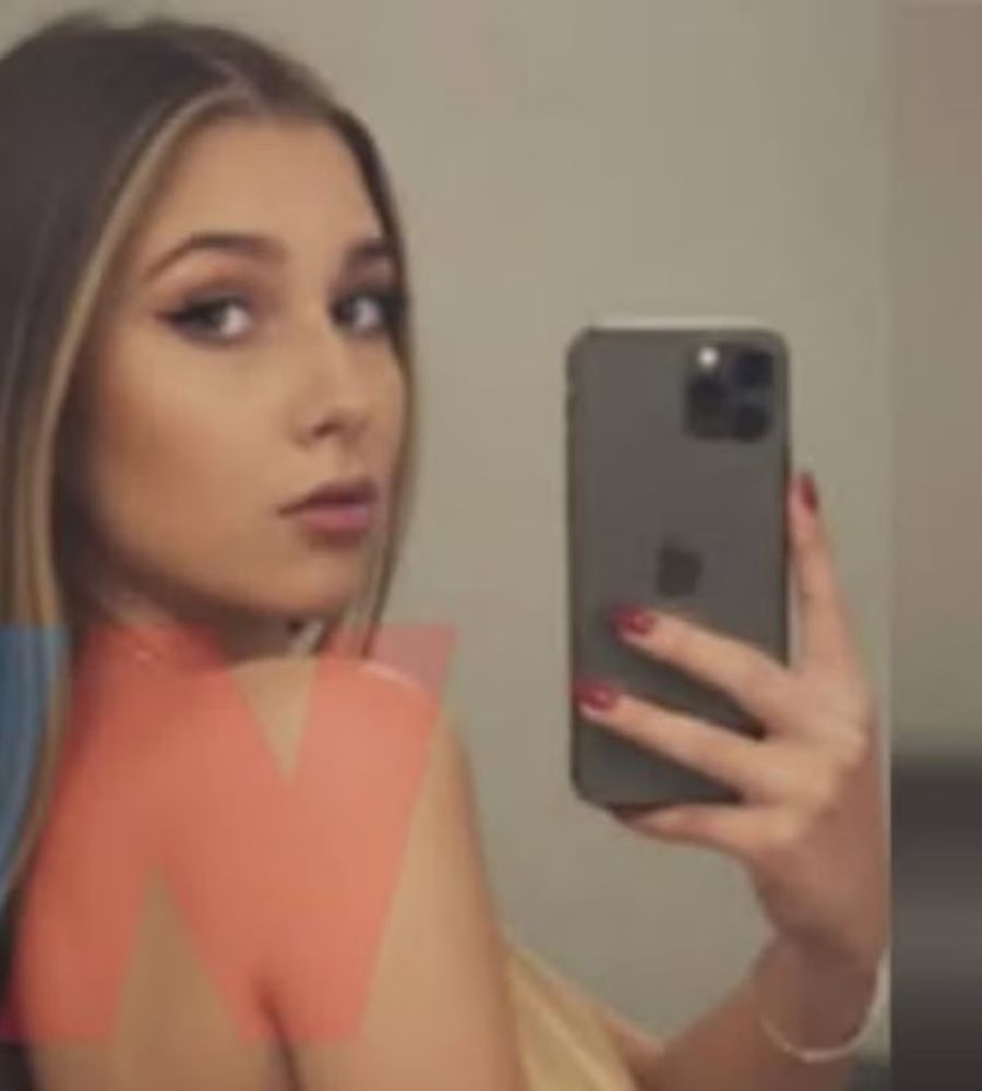Nahir Galarza. Foto con IA del perfil falso.