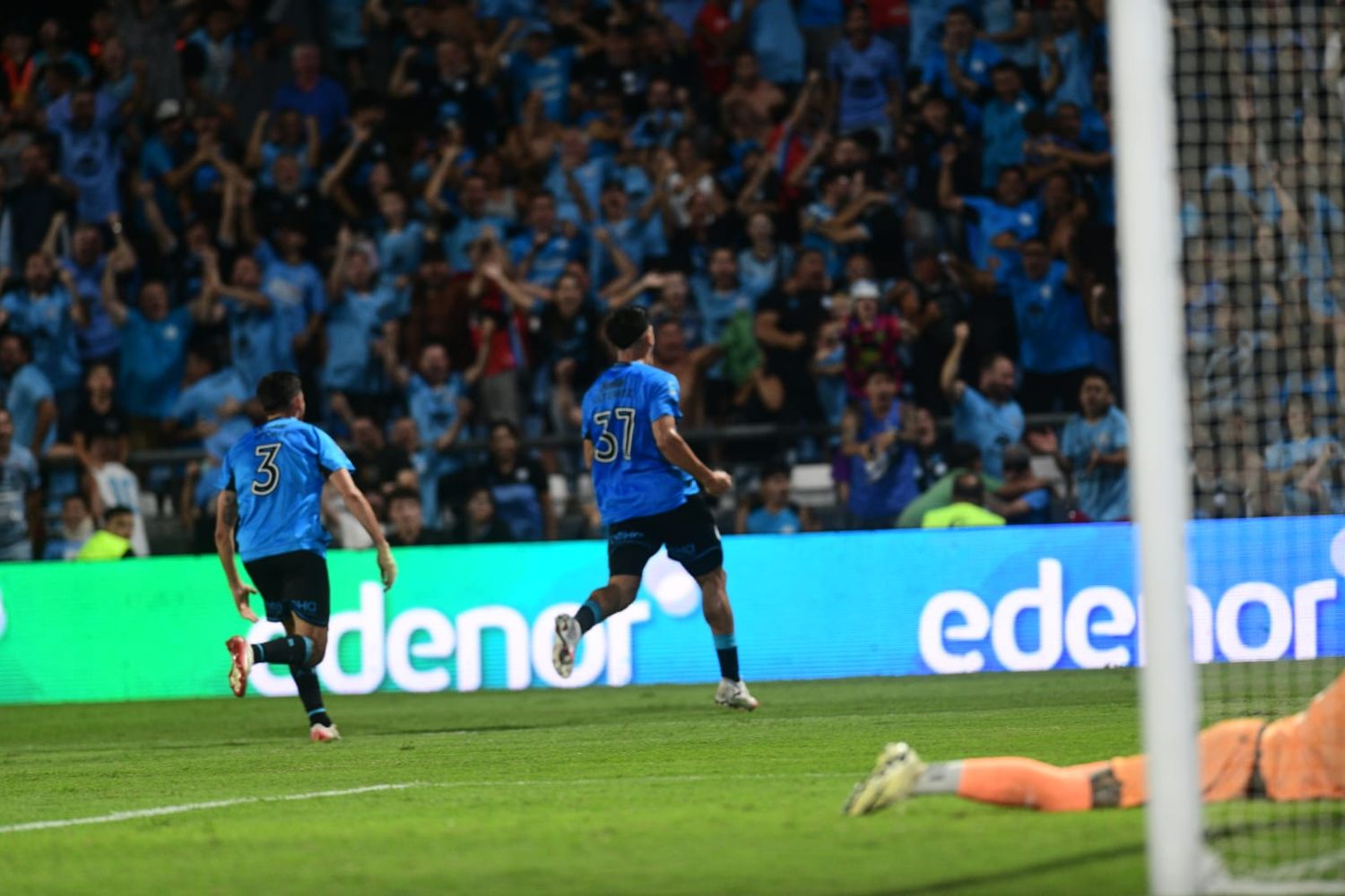 El gol de Belgrano frente a Tigre.