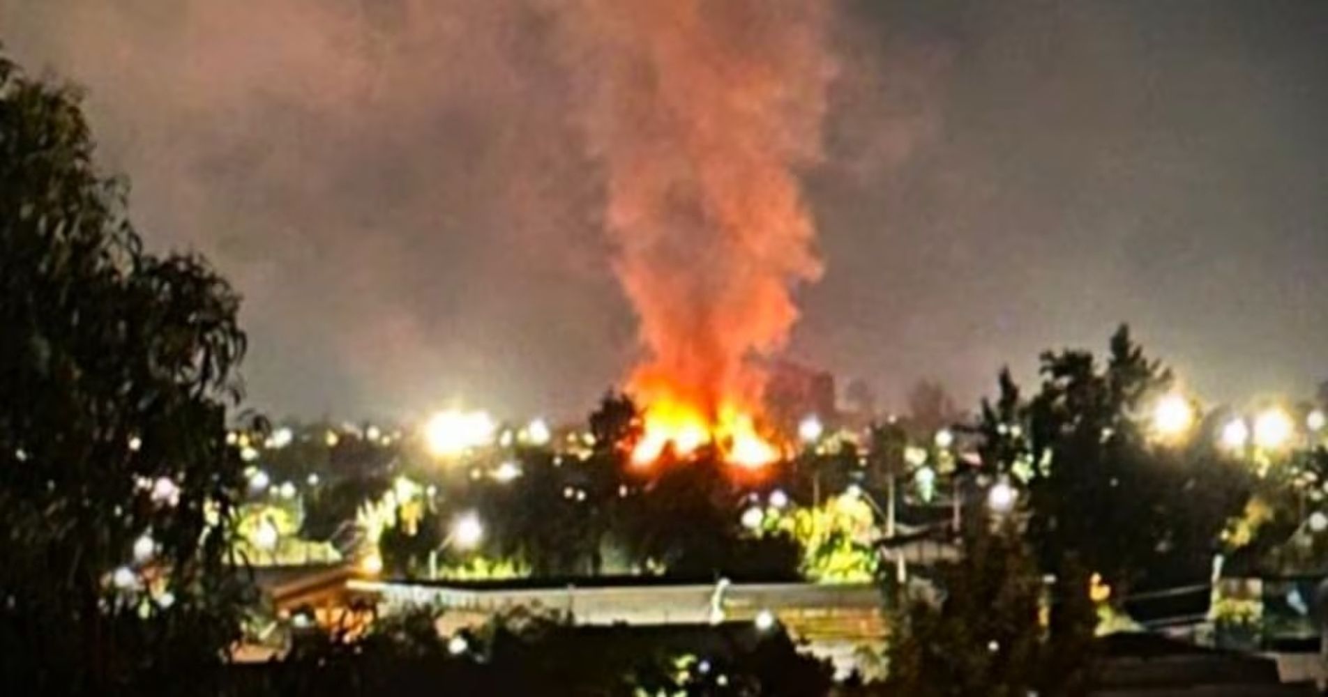 Incendio en San Fernando
