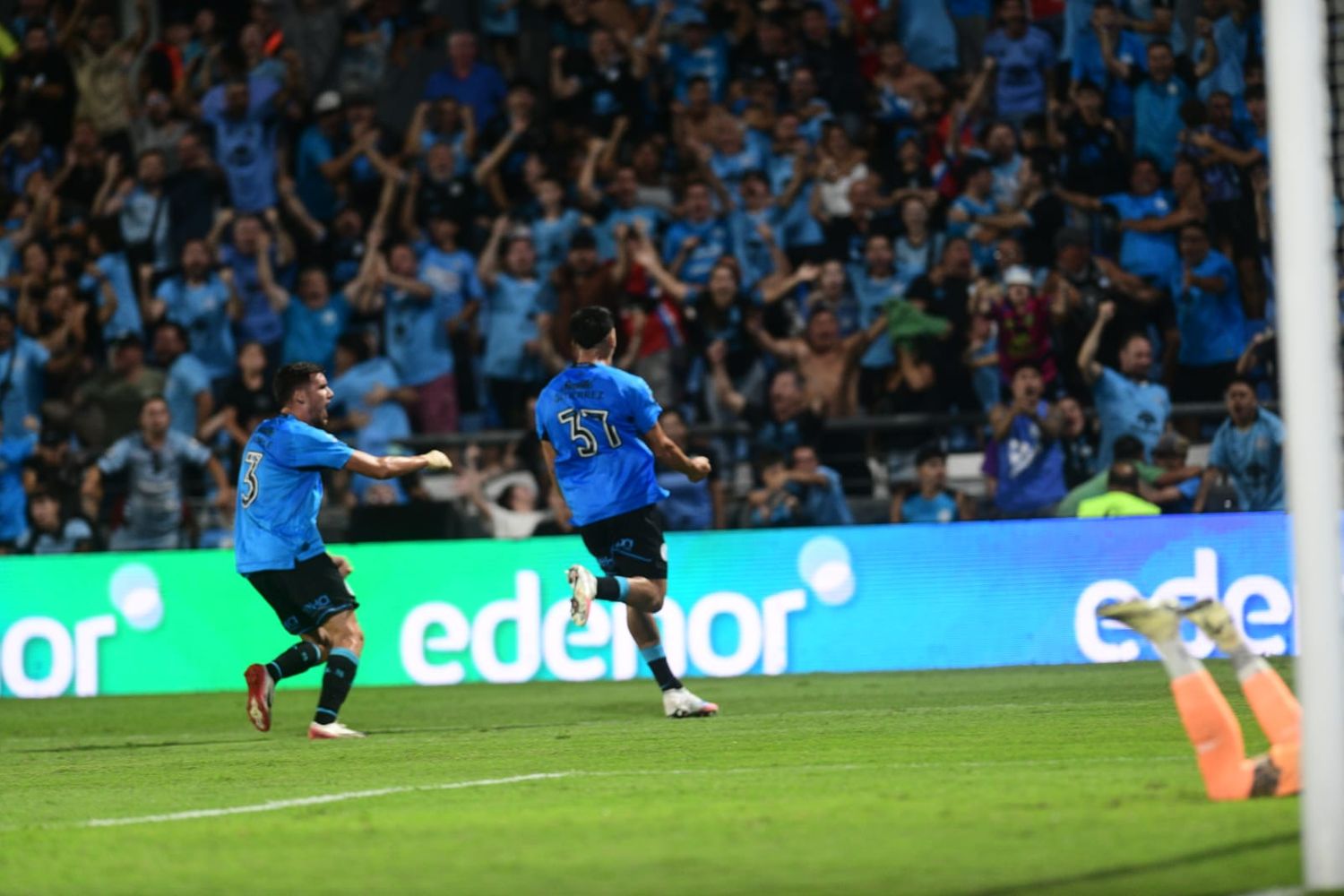 El gol de Belgrano frente a Tigre.