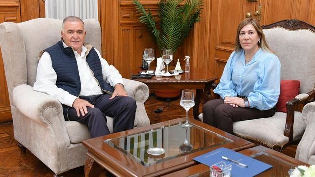 El gobernador Jaldo y la senadora nacional Beatriz Ávila