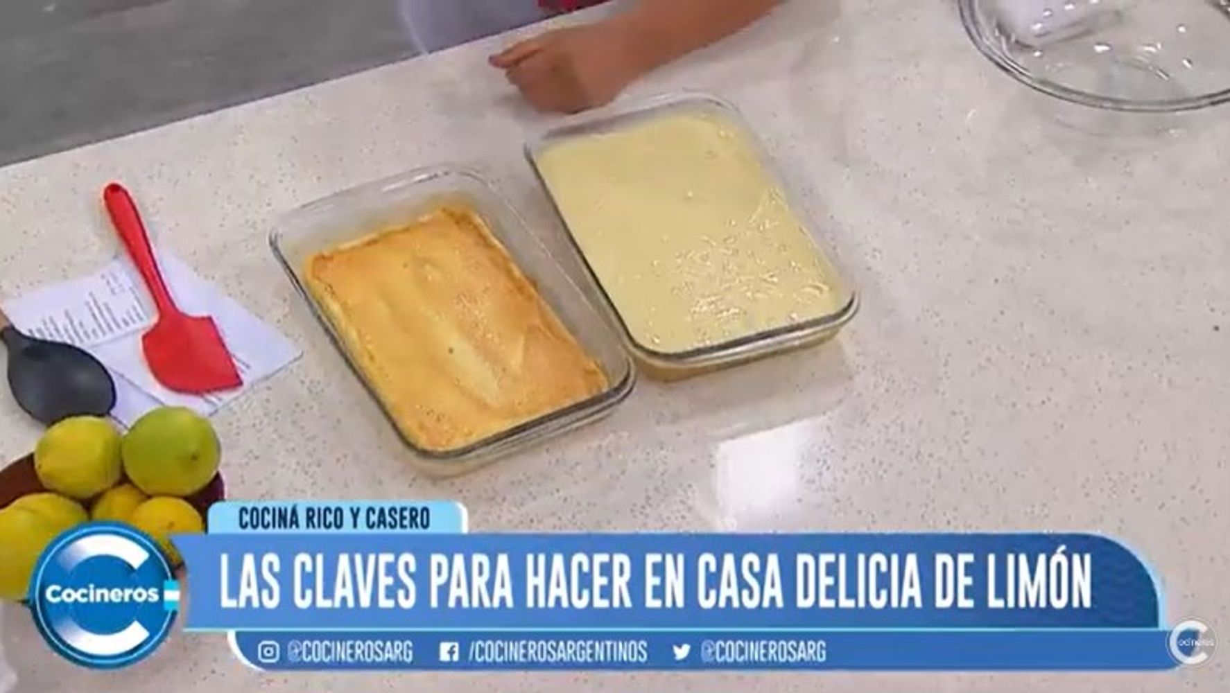 Cómo hacer un postre de limón en una fuente: la receta de Gladys Olazar que es ideal para el verano