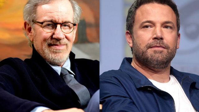 Ben Affleck y Steven Spielberg.
