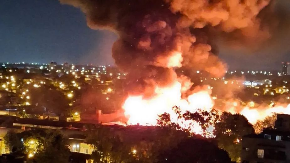 Incendio en San Fernando