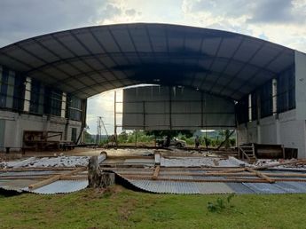 Violento temporal causó graves destrozos en Colonia Aurora