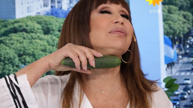 El ritual del pepino de Moria Casán.