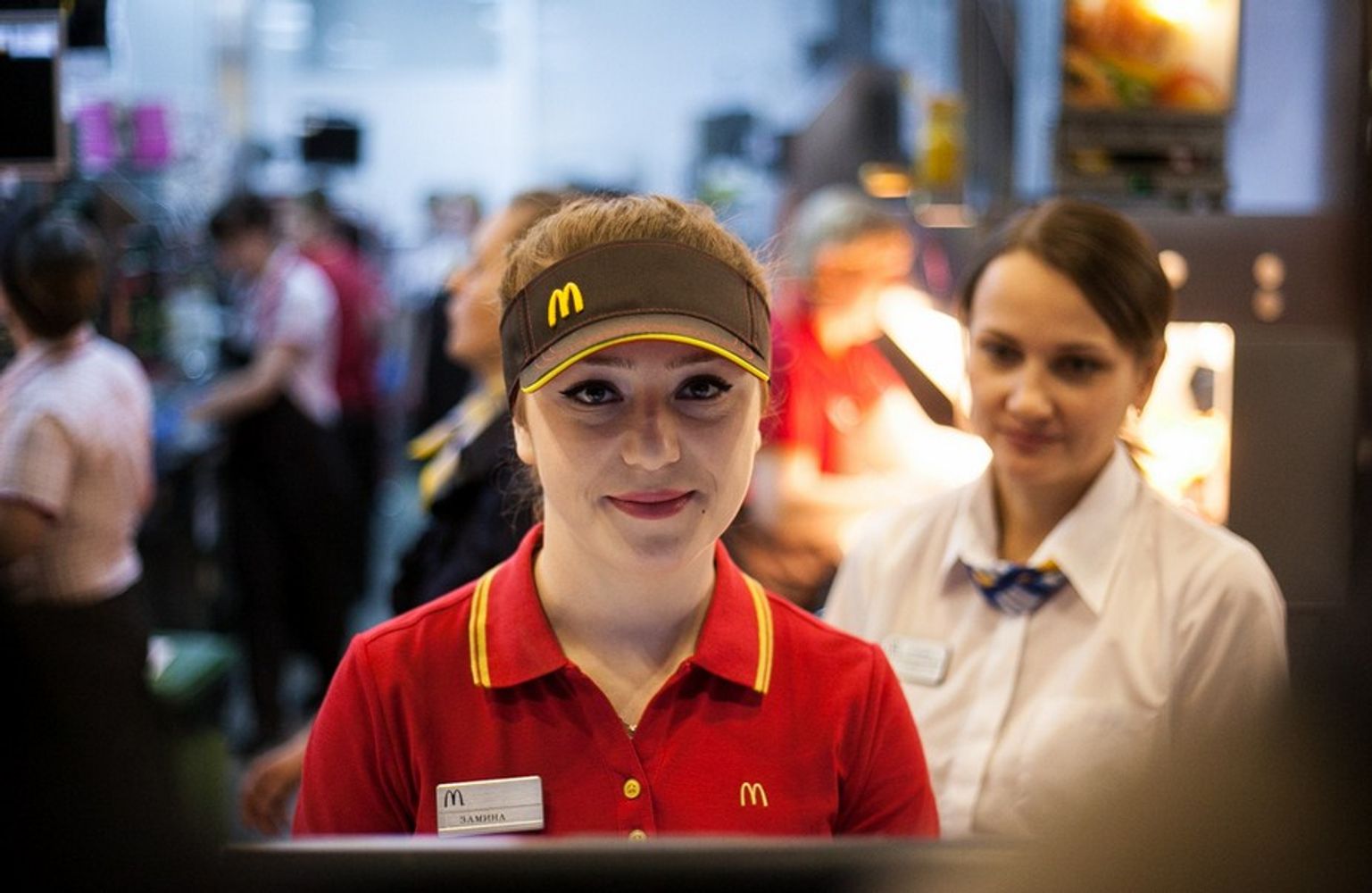 Empleado de McDonald's.