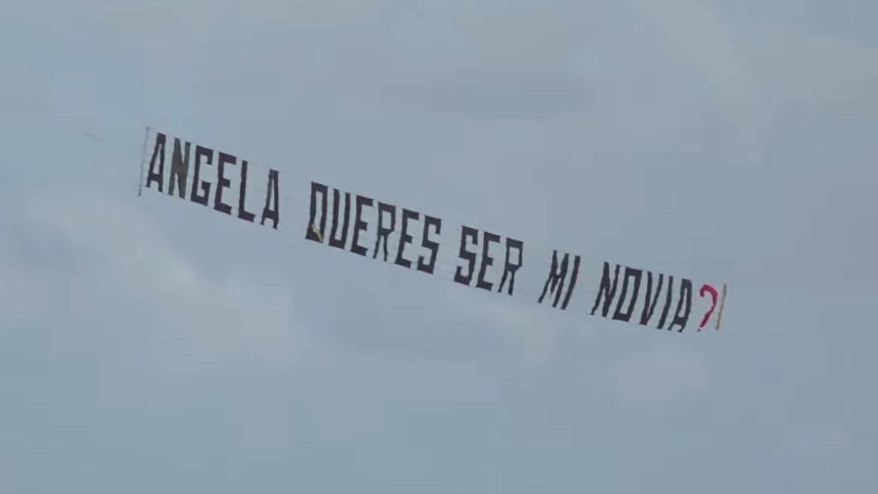 Margelita es oficial: La romántica propuesta de Marcos Giles a Ángela Torres con una avioneta que explotó el rating de Luzu TV