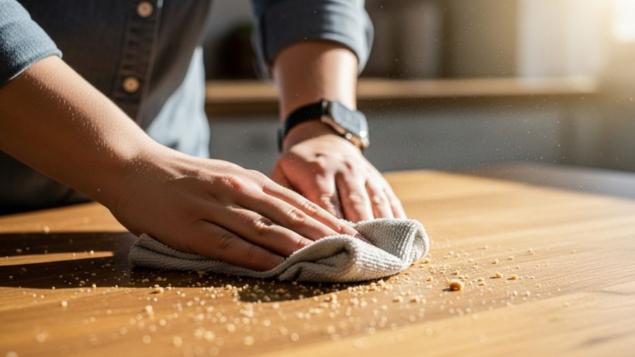 Qué dice la psicología sobre las personas que limpian las migas de la mesa a cada rato