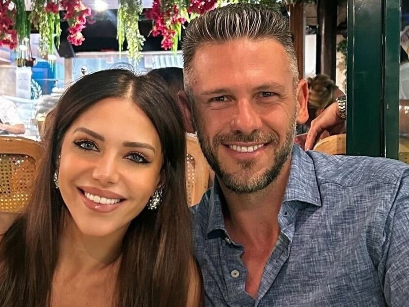 Evangelina Anderson y Martín Demichelis