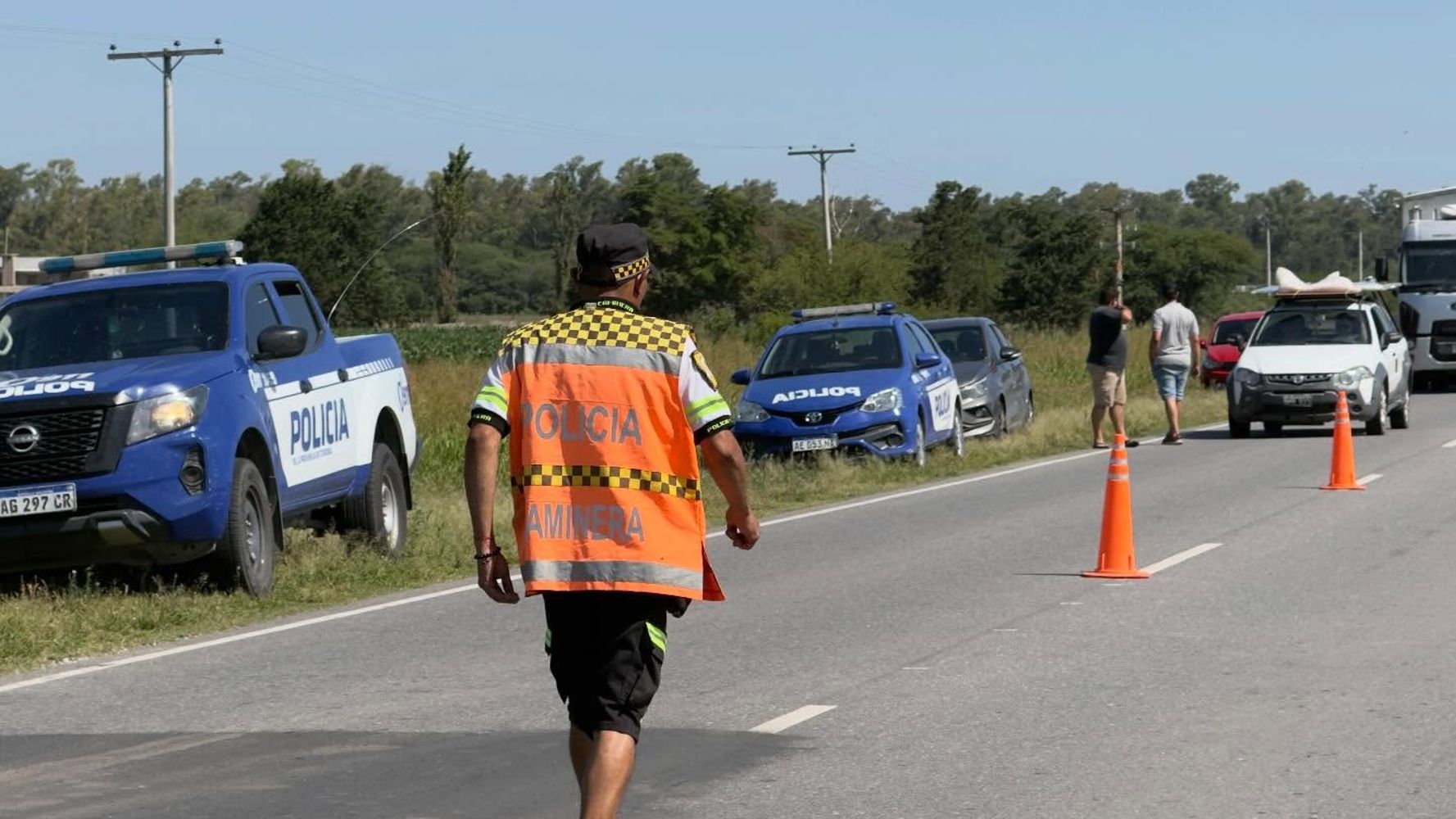 Accidente sobre ruta E 52 en cercanías de Arroyito, con un herido de gravedad