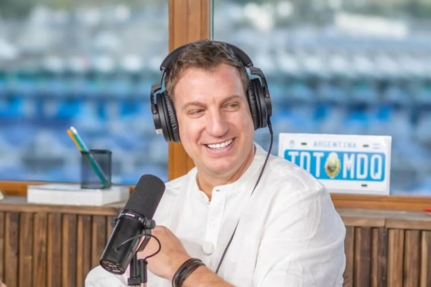 Maxi López en Olga.