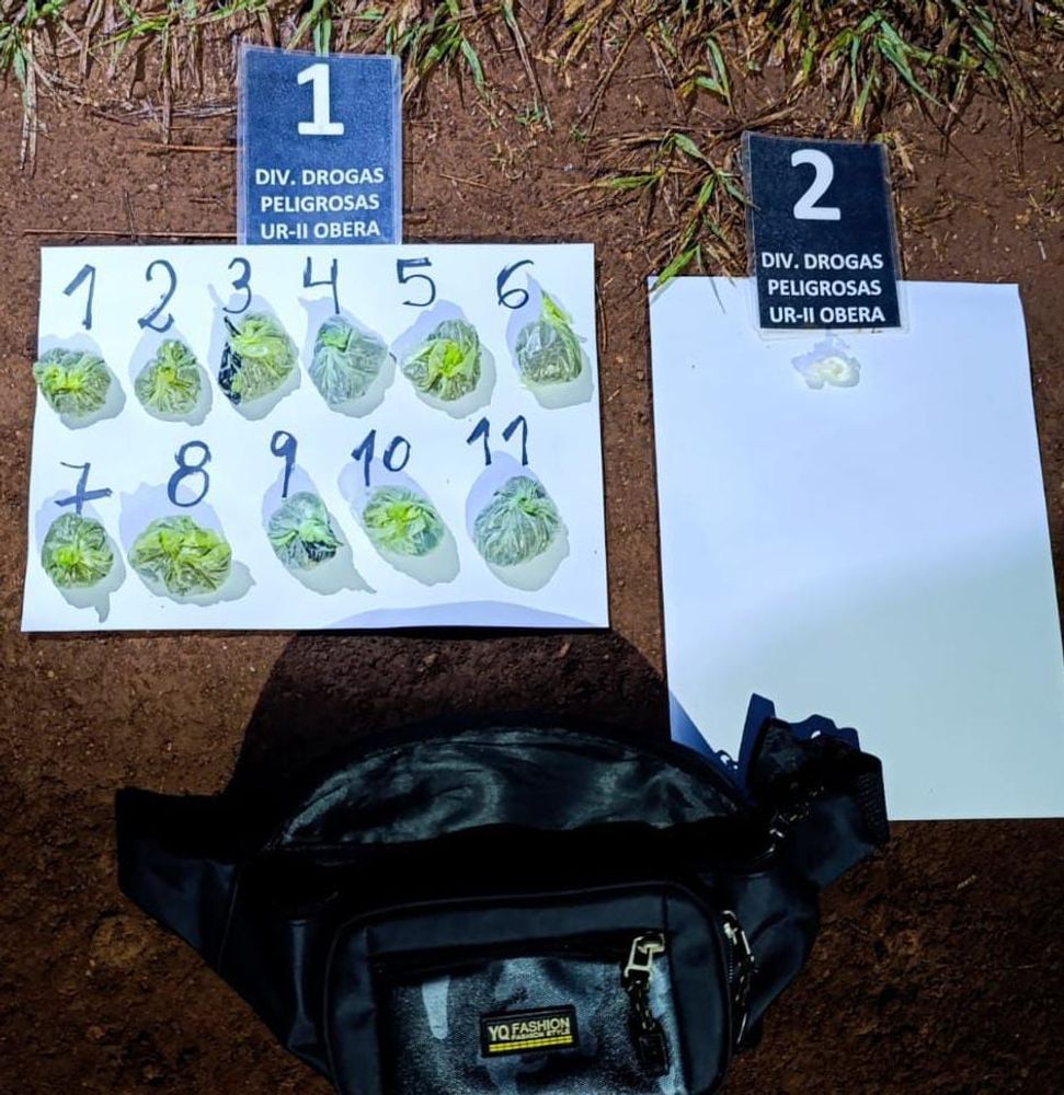 Detuvieron a un “motodealer” con cocaína lista para la venta en Puerto Iguazú.