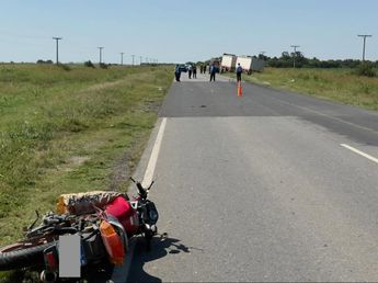 Accidente sobre ruta E 52 en cercanías de Arroyito, con un herido de gravedad