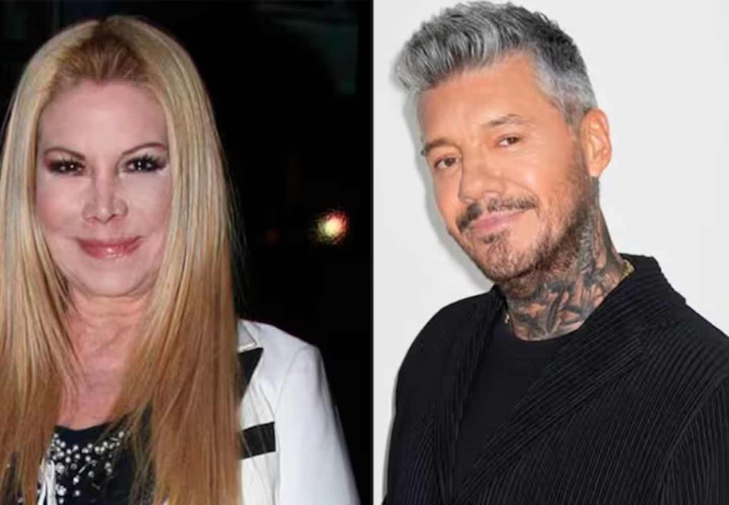 Soledad Aquino y Marcelo Tinelli.