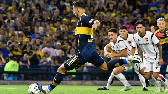 Leandro Paredes, de penal, aseguró el triunfo de Boca frente a Newell's.