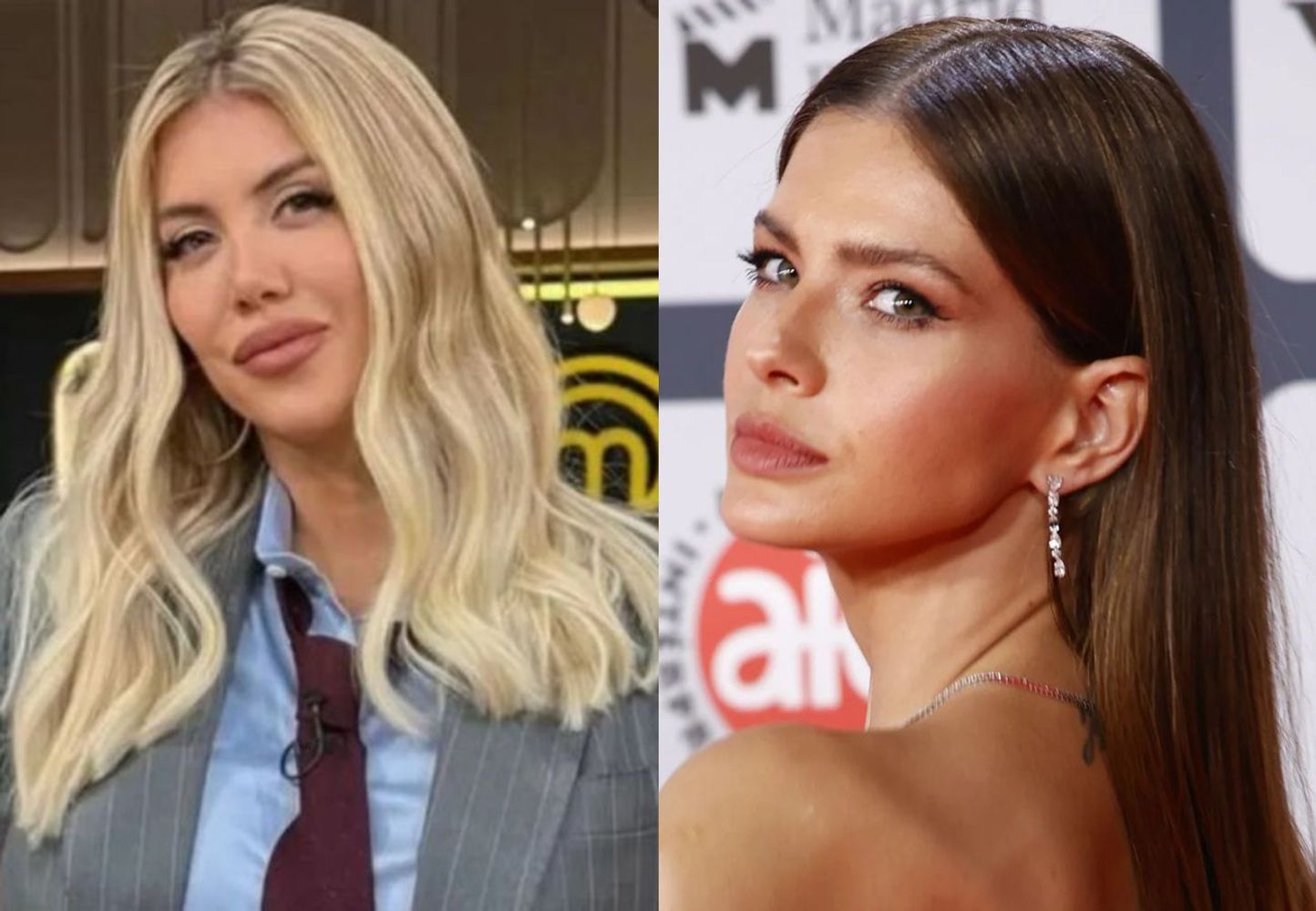 Wanda Nara y la China Suárez.